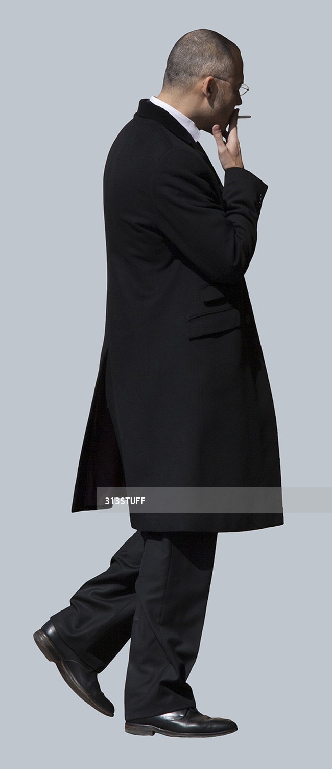 smoking man cutout
