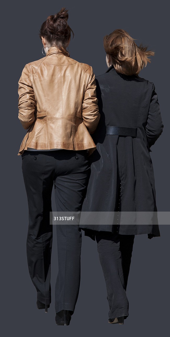 walking ladies cutout