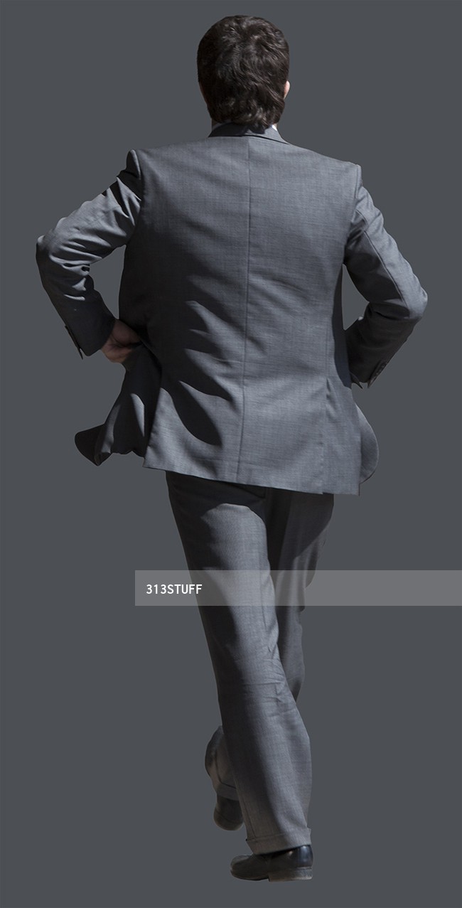 business man cutout