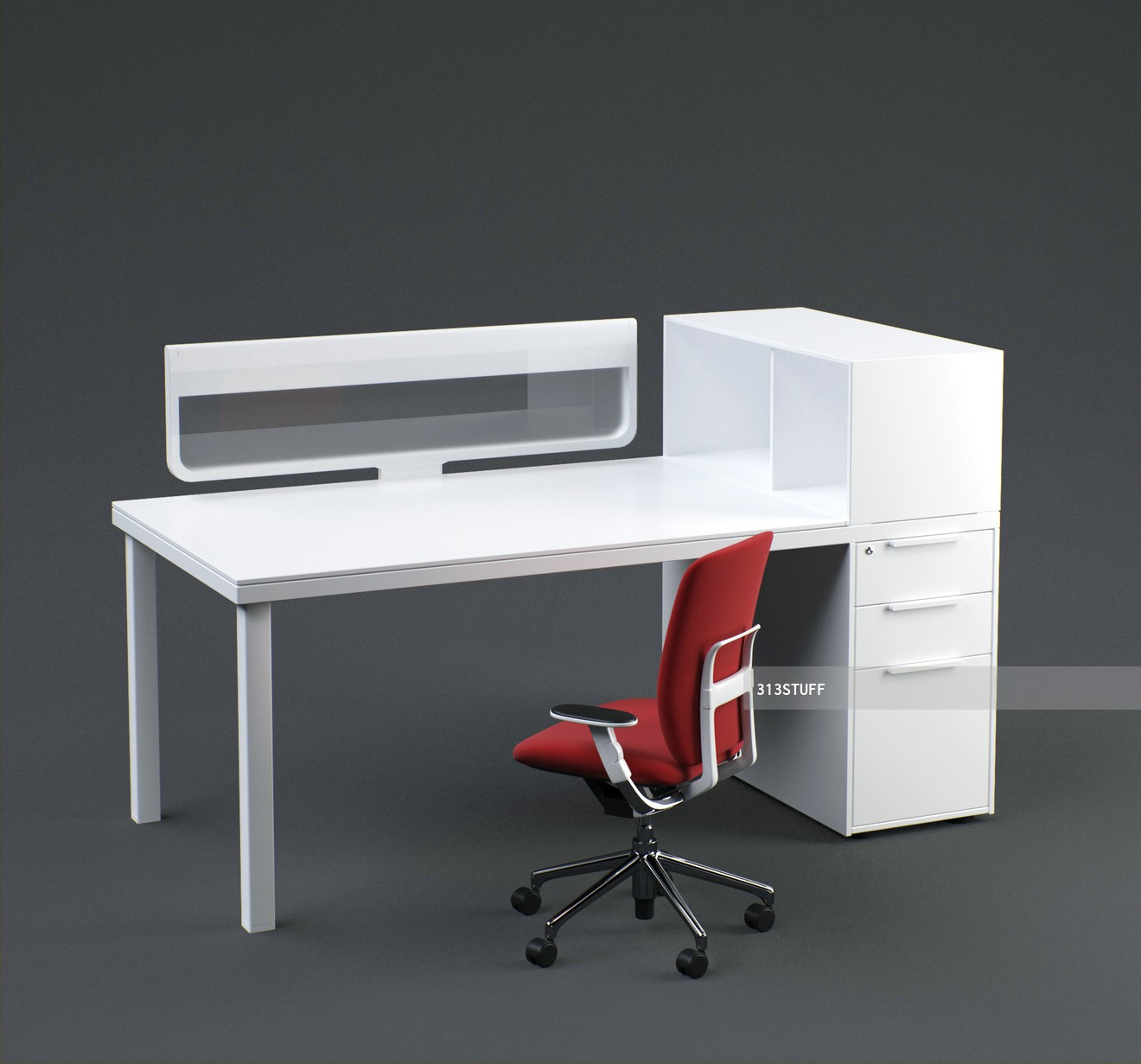 Vitra Oson Ad One working place Set