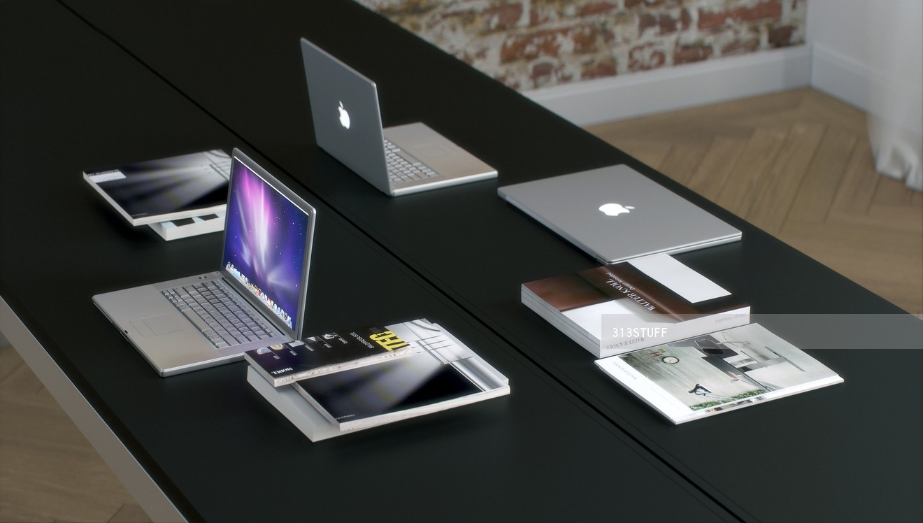 Apple-classics working desk MacBook Pro 2007