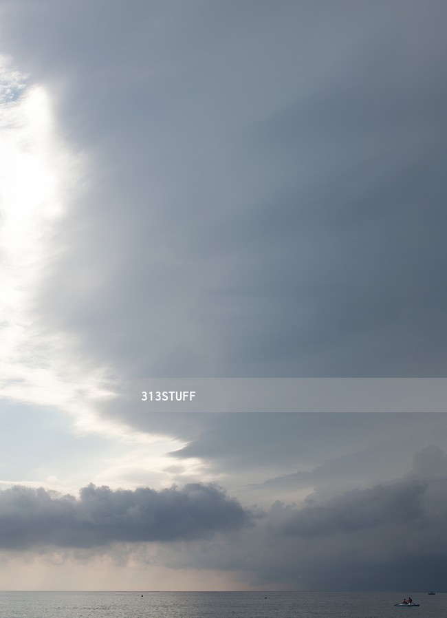 Stormy skies