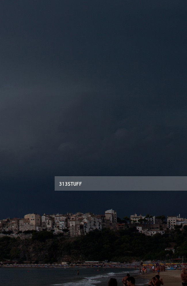 Stormy skies