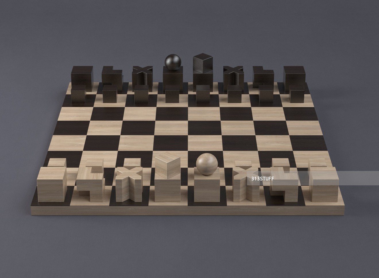 Naef Bauhaus Chess set