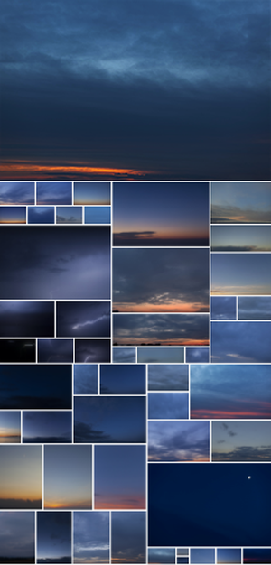 140 photos of blue hour skies