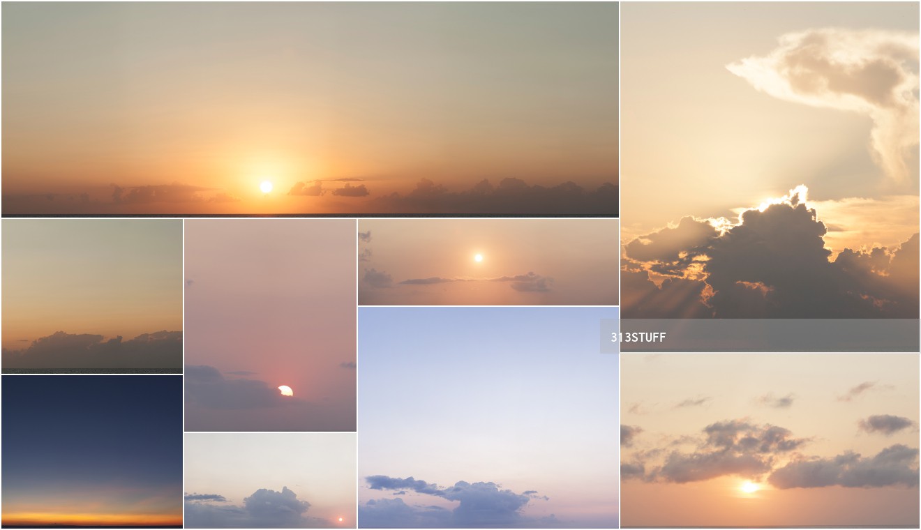 15 xxl panoramic sunset skies